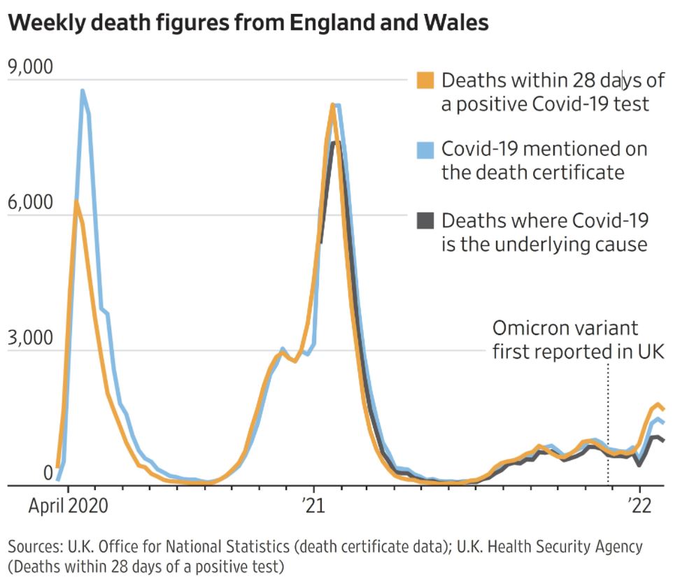 Omikron Todesfälle England