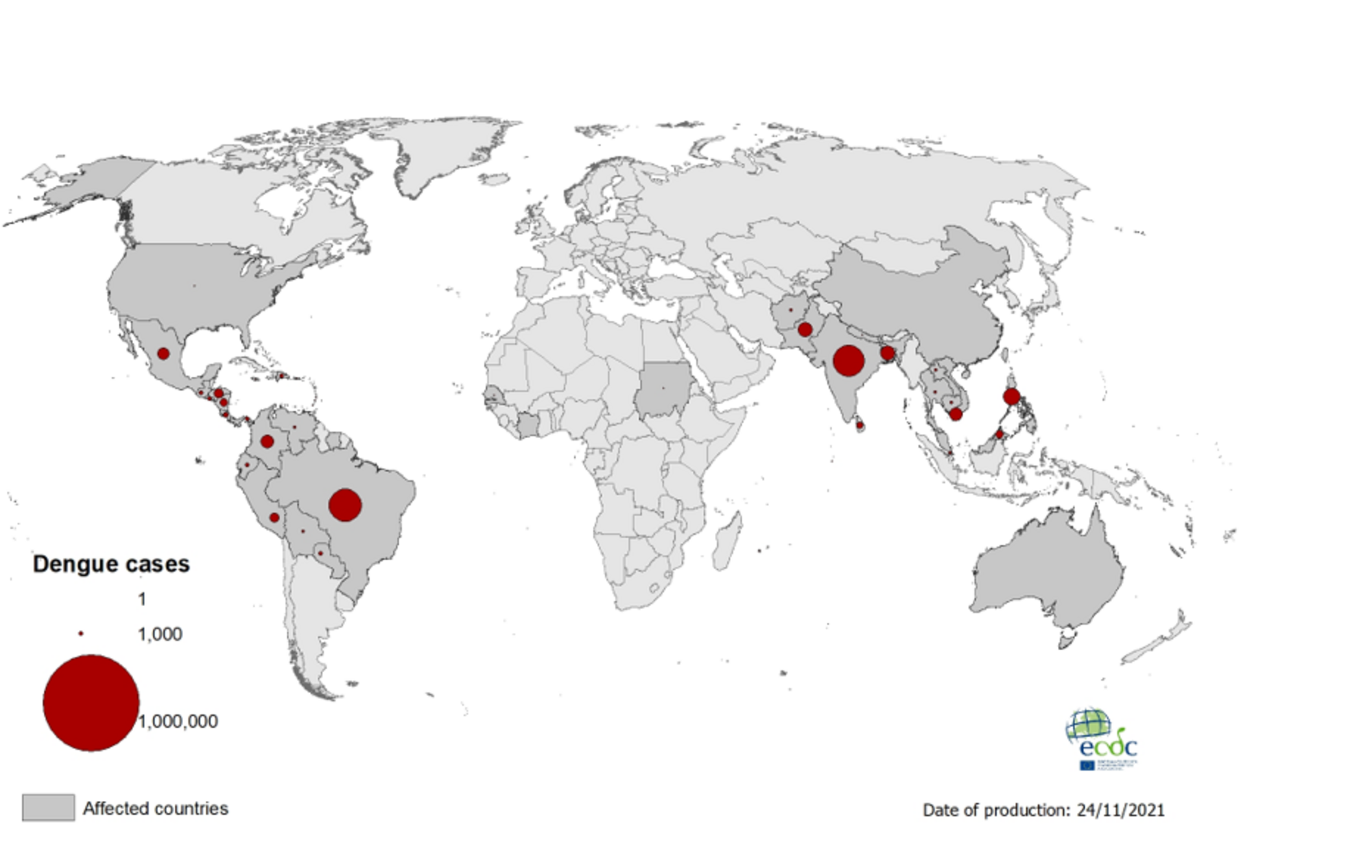 Dengue Ausbreitung Welt