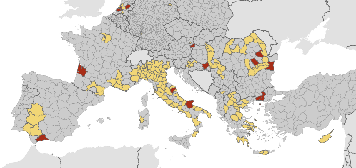 Europa West Nil Virus F&auml;lle