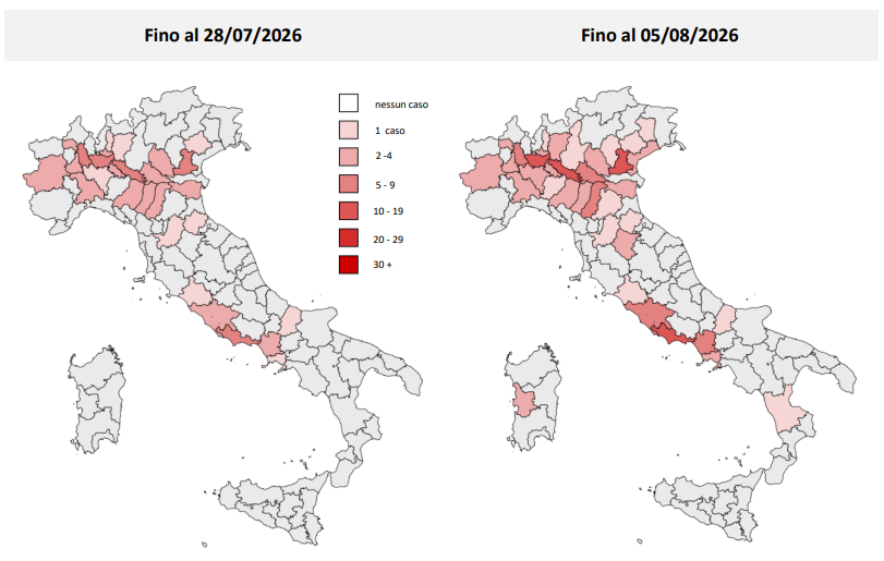 West Nil Virus Italien 2026